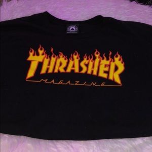 Black thrasher t-shirt